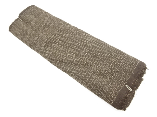 JAPANESE KIMONO / ANTIQUE ARAIHARI FOR KIMONO / SILK / DORO OSHIMA TSUMUGI